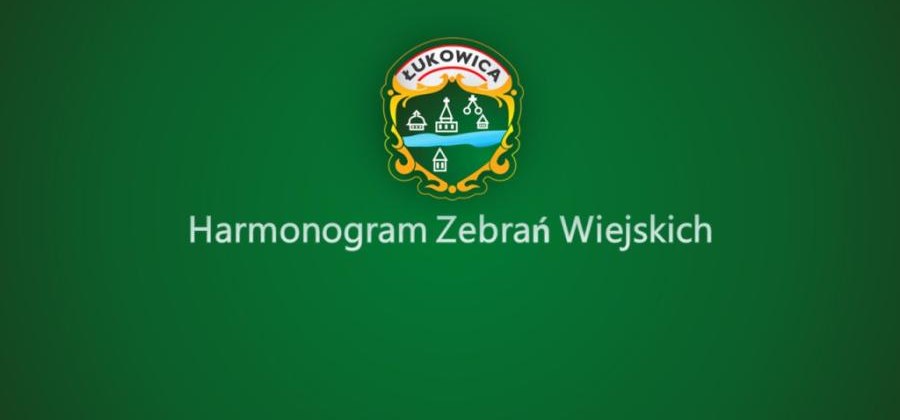 Harmonogram zebrań wiejskich