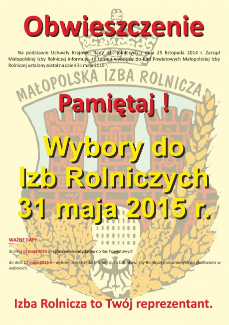 -> WYBORY DO IZB ROLNICZYCH