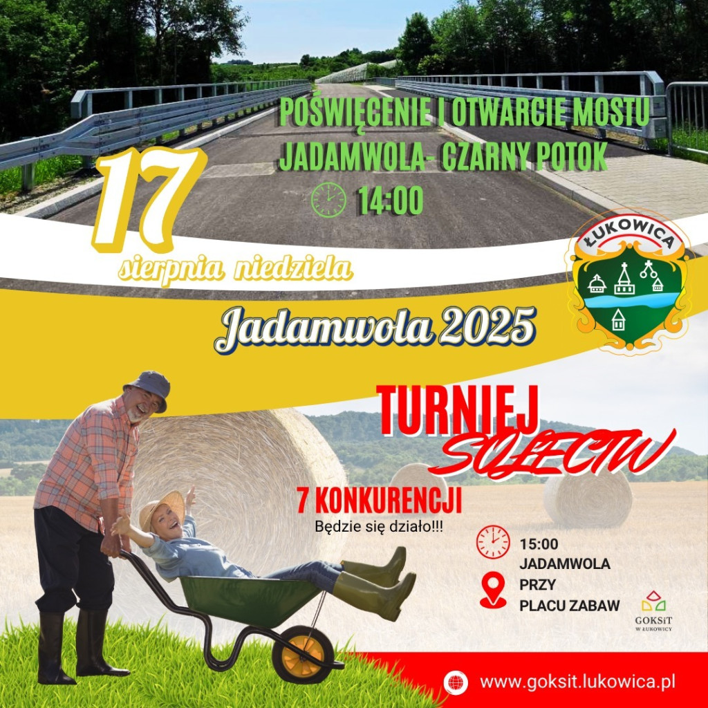 Otwarcie mostu Jadamwola - Czarny Potok oraz IV Turniej Sołectw