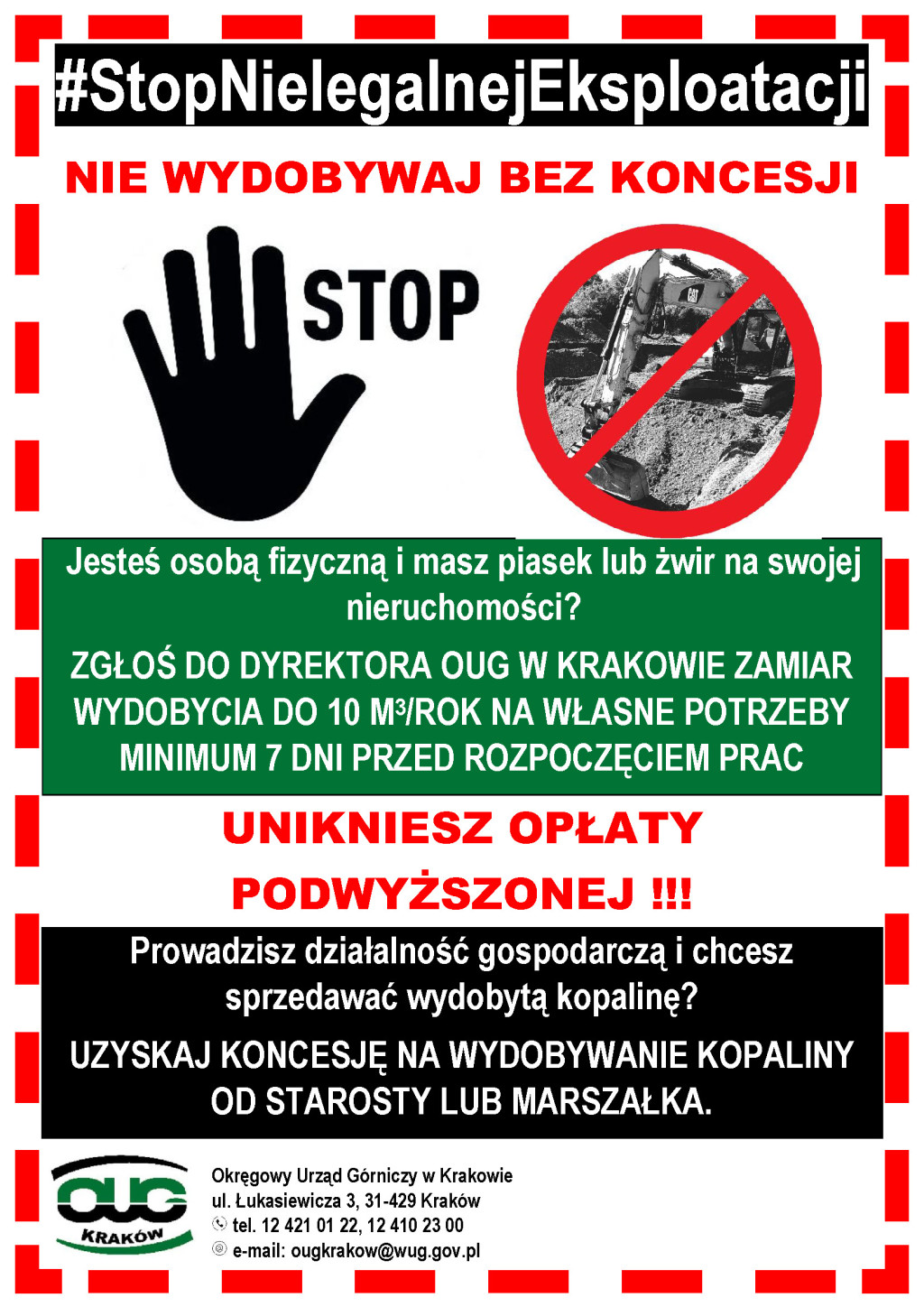 Wykrywanie i przeciwdziałanie nielegalnej eksploatacji kopalin