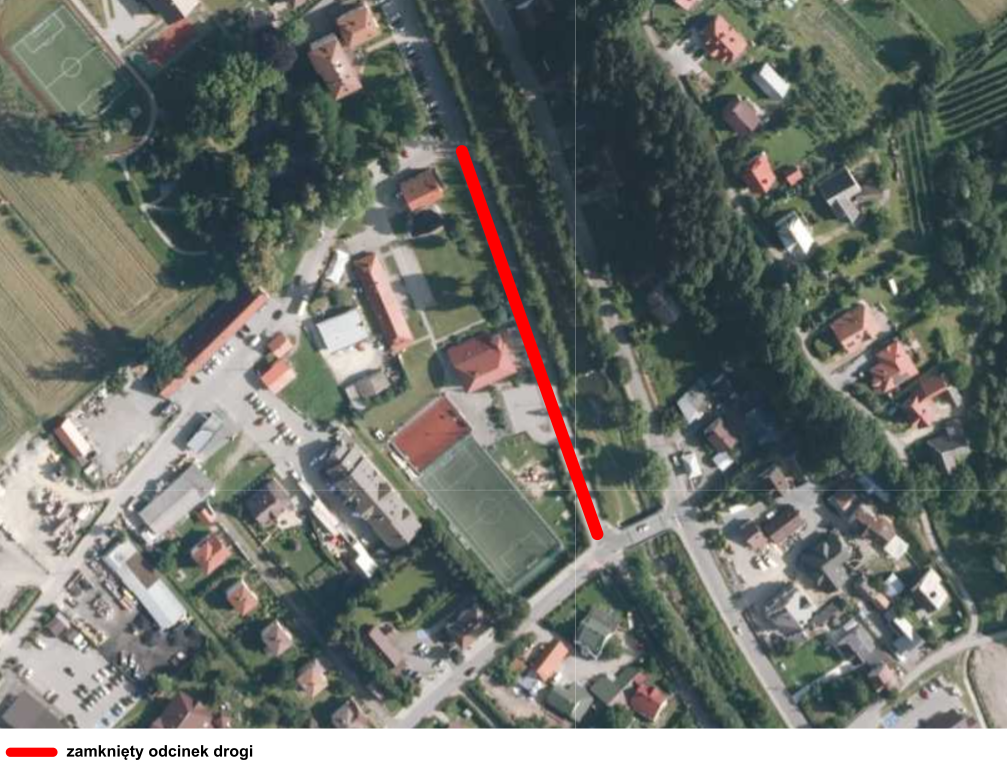 Wstrzymanie ruchu na odcinku drogi gminnej nr 340771 K w m. Łukowica