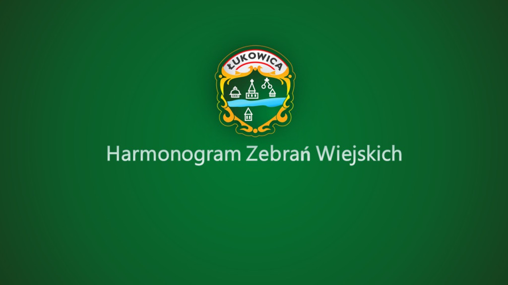 Harmonogram zebrań wiejskich