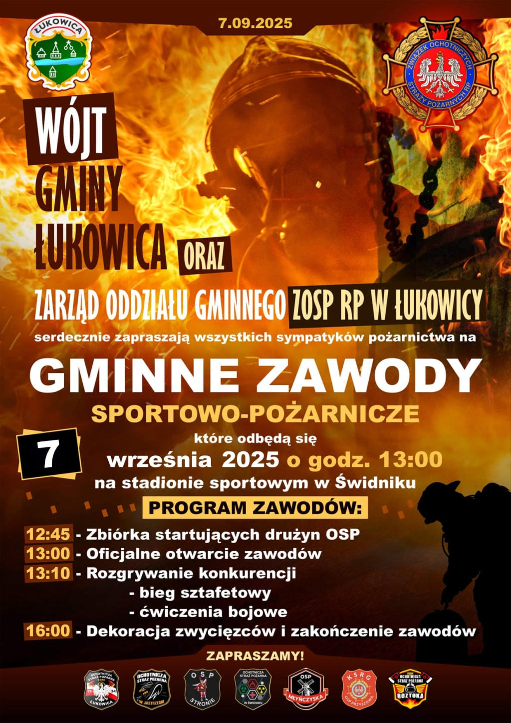 Gminne zawody sportowo - pożarnicze