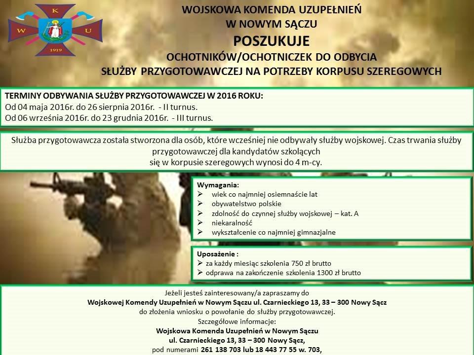 -> OCHOTNICY - KORPUS SZEREGOWYCH