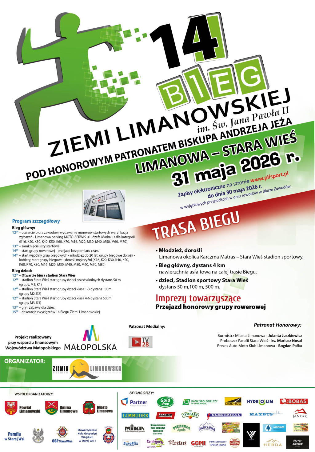 14 BIEG ZIEMI LIMANOWSKIEJ