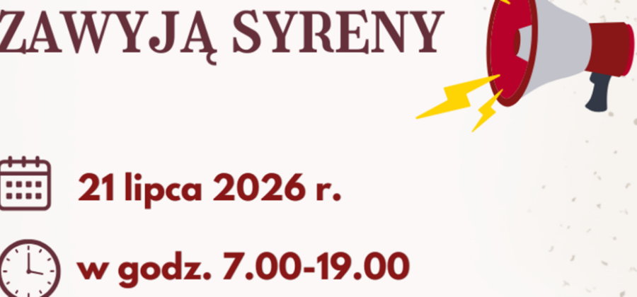 Krajowe ćwiczenia systemu ostrzegania i alarmowania „Alarm 2026”