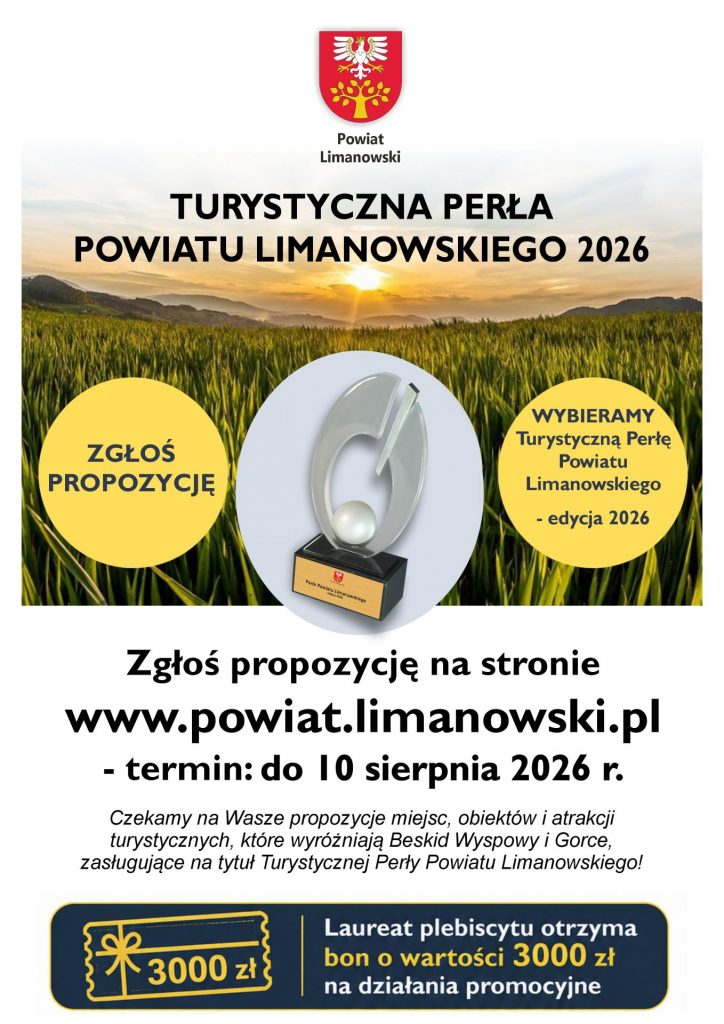 Turystyczna Perła Powiatu Limanowskiego