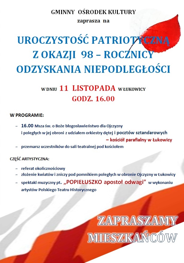 -> OBCHODY ŚWIĘTA NIEPODLEGŁOŚCI