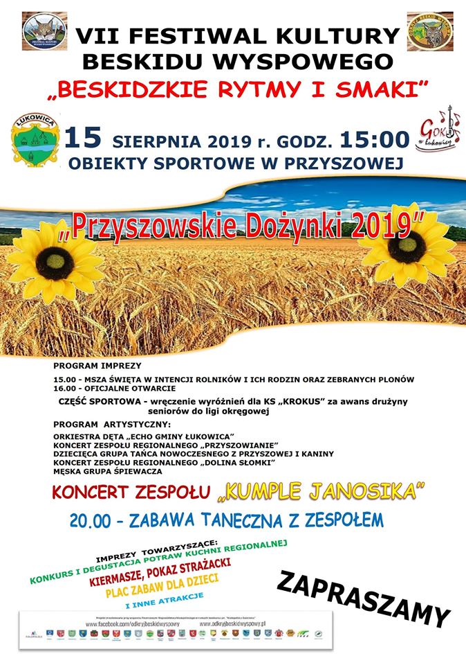 ->DOŻYNKI W PRZYSZOWEJ