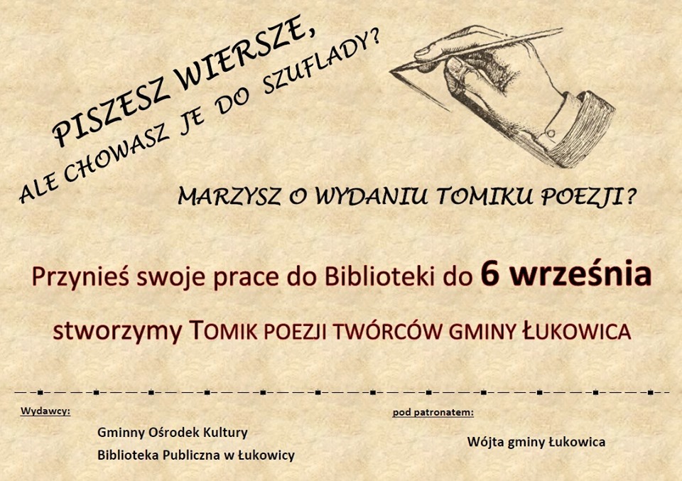 -> TOMIK POEZJI GMINY ŁUKOWICA