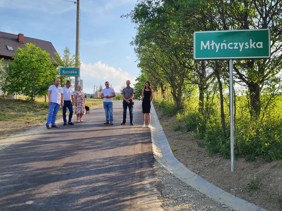 Odbiór techniczny remontu drogi gminnej Roztoka – Młyńczyska